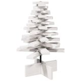 VidaXL Kerstboom 60 cm Massief Grenenhout Wit