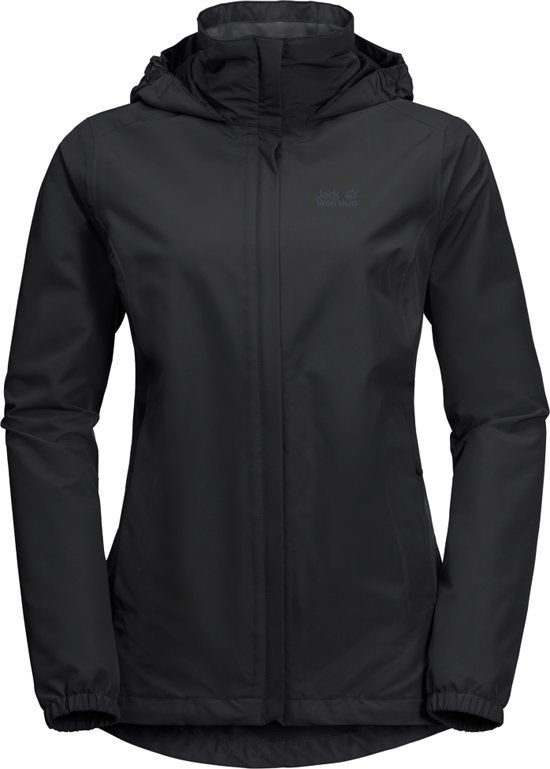Jack Wolfskin STORMY POINT JACKET W Outdoorjas Dames - black