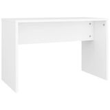 VidaXL Tabouret de coiffeuse 70x35x45 cm bois sculpté blanc