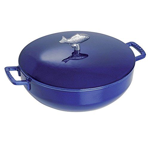 Staub Fisch Cocotte 28 cm - Donkerblauw