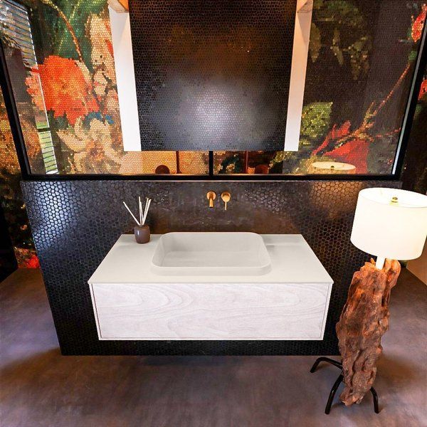 Mondiaz ERIN 100cm badmeubelset onderkast Underlayment Linen