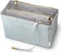 Sac à main organisateur, feutre avec fermeture éclair et porte-clés, organisateur de sac, gris, M