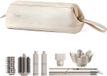 Merkloos Reistas voor de Complete Set Airwrap/Shark Flexstyle Stylers en Accessoires - Draagbare Organizer Waterdichte Föhn Travel Opbergtas Haardroger Draagtas met Grote Opening (Wit)