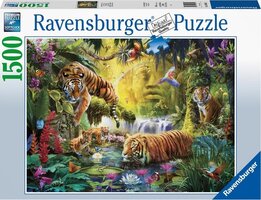 Ravensburger Idylle bij de waterplaats - 1500 stukjes Puzzel - Landschap - 14+
