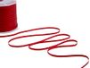 Furlanis - Dubbel satijnen lint, Italiaanse stof - rood, 3 mm x 50 m