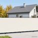 VidaXL Balkon privacy scherm 200 x 200 cm stof met pu-coating wit