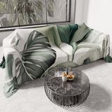 PETTI Artigiani Italiani - Bankovertrek van microvezel, 260 x 270 cm, bloemenpatroon 25, 4, multifunctionele sprei voor banken, sprei en tafelkleden, beschermende plaid wasbaar