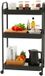 Relaxdays Rolwagen - 43x78x30 cm - Zwart