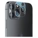 Lippa Protection d'objectif d'appareil photo pour iPhone 14 Pro/14 Pro Max - 9H - Clair / Noir