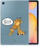 B2Ctelecom Samsung Galaxy Tab S6 Lite Back Cover Giraffe