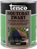 Tenco Houtcoat Zwart Waterbasis Zijdeglans - 1 Liter