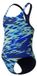 Speedo Hyperboom Print Medalist Meisjes Sportbadpak - Marine/Groen - 128