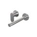 Brauer Brushed Edition Robinet de lavabo encastrable avec bec droit et rosaces Modèle C2 Inox brossé PVD