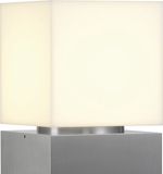 SLV Square Pole 30cm RVS Buiten Sokkellamp