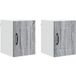 Armoire de cuisine 2 pièces Gris Sonoma 30 x 31 x 40 cm