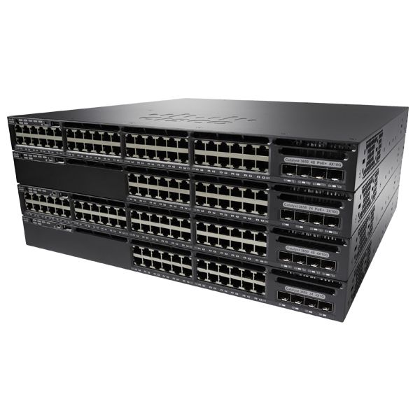 Cisco Catalyst WS-C3650-48TD-L - Netwerk Switch - Zwart