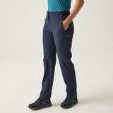 Regatta Broek Wandelen Dames Fitted Design Zippered Benen Blauw Polyester