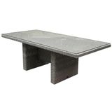 AVH Outdoor Collectie Menorca dining tuintafel 220x100x75 cm wit grijs