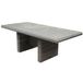AVH Outdoor Collectie Menorca dining tuintafel 220x100x75 cm wit grijs