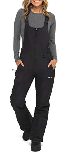 Arctix Women's Essential Insulated Bib Overalls - Black - Medium Short