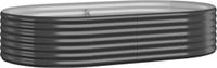 vidaXL Plantenbak - 175x100x36 cm - Gegalvaniseerd Staal - Antracietkleurig