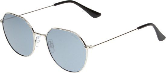 Sinner Rincon Metalen Zonnebril - Shiny Grijs - Blauwe gepolariseerde lenzen - Unisex