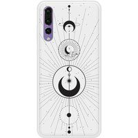 P20 Pro Moon Circles Siliconen hoesje
