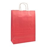 Raylu Paper® - 25 stuks kraftpapieren zakken met stevige handgrepen, 100% recyclebare papieren zakken om te winkelen, snoep of als verjaardagscadeau