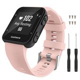 MoKo Watch Band Compatible with Forerunner 35 - Pink
