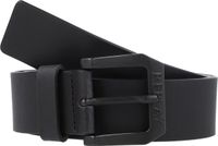 REPLAY Leren riem Belt W95 Black zwart