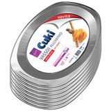 Cuki Aluminium trays – Ultra Forza – met handgrepen – 8 stuks [VS43] - 12 schalen (multipack)