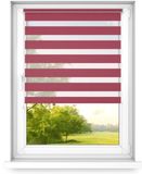 Fart Produkt time4blinds dag en nacht dubbel rolgordijn mini - raamrolgordijn dag en nacht - rolgordijn zonder boren - zonwering - rolgordijnen voor slaapkamers - 900x1900mm – Rood – Rechtszijdig