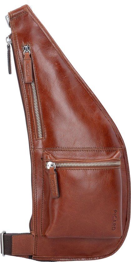 Picard Buddy Schoudertas Leer Cognac 40 cm