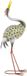Outsunny Statue de jardin - Métal - 71 cm - Vert