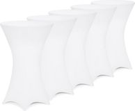 Detex Statafelrok – 5 Stuks Ø 80-85cm Stretch - Wit