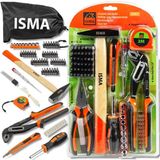 ISMA - Gereedschapscombiset - 101 Elementen - Inclusief Tas - Staal Cr-V