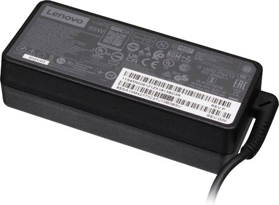 Lenovo 45N0256 Laptop Adapter 65W - Compatible with Lenovo V110-15ISK, E41-80, IdeaPad 500-15ISK, ThinkPad E450c, Yoga 300-11IBR, M90q Tiny Desktop, M920q Desktop, IdeaCentre AIO 3-22ADA05, ThinkCentre M70a AIO