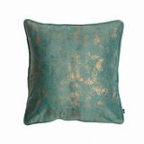 Chic Home fluwelen kussensloop OH MY CHIC 45x45 turquoise