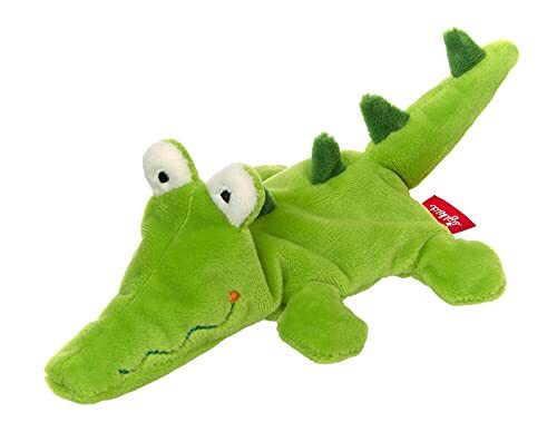 Sigikid 42591 Mini Kroko, Cuddly Gadgets Knuffeldier, groen