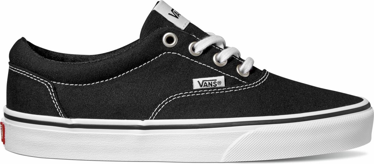 Vans Doheny Canvas Dames Sneakers - Black/White - Maat 38.5