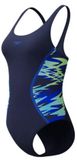Speedo Hyperboom Muscleback 1 Piece Dames Sportbadpak - Marine/Blauw