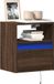 Maison Exclusive - Meuble TV avec éclairage LED 2 pcs. aspect chêne 41x31x45 cm