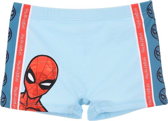 Marvel Spider-Man Swim Boxer - Light Blue - Size 122/128