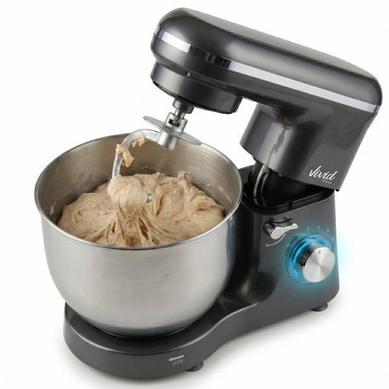 Vivid Green ProMix Keukenmixer - 2000W - 6.2L - Grijs