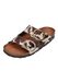 Rohde 5637 72 Slippers Synthetisch Bruin Koeienprint Dames - Bruin - 40