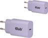 Club 3D USB-C Charger 30Watt, 2 stuks, Paars