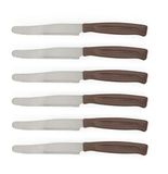 Excelsa Rainbow messenset, roestvrij staal, 6 stuks