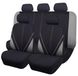 Housse de siège auto Housse de siège auto Universel - Maille respirante - Compatible airbag - Noir et gris - Pour voiture et SUV