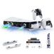 NexiGo PS5 Slanke horizontale standaard met laadstation, stille verbeterde RGB-koelventilator, LED-indicator, wit