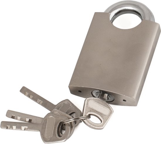 HWKS Veiligheids hangslot High Security met 4 sleutels